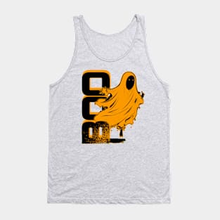 Ghost Of Disapproval - Orange Clean V.2 Dark typo Tank Top